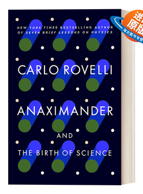 英文原版 Anaximander 阿那克西曼德 科学的诞生 七堂极简物理课作者Carlo Rovelli新作 英文版 进口英语原版书籍