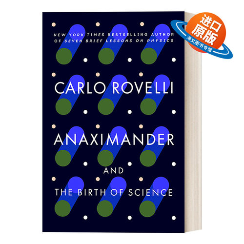 英文原版 Anaximander 阿那克西曼德 科学的诞生 七堂极简物理课作者Carlo Rovelli新作 英文版 进口英语原版书籍