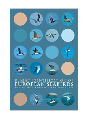 英文原版 Flight Identification of European Seabirds 欧洲海鸟飞行辨识图鉴 精装 英文版 进口英语原版书籍