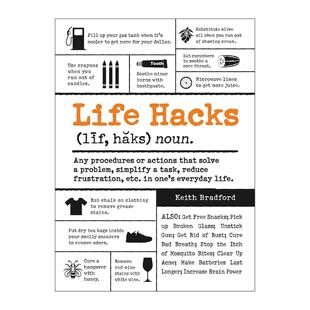 生活技巧 解决问题 进口英语原版 Life 书籍 英文版 Hacks 减少烦恼 英文原版 简化任务