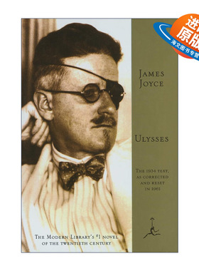 英文原版 Ulysses Modern Library 100 Best Novels 尤利西斯 James Joyce詹姆斯乔伊斯 modern library现代图书馆精装收藏版 正版