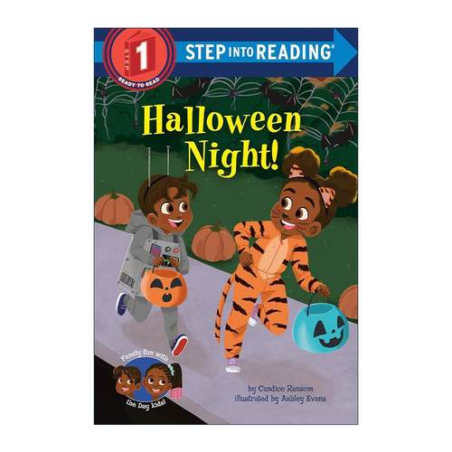 英文原版 Step into Reading 1 Halloween Night 万圣节的夜晚 兰登经典分级读物 英文版 进口英语原版书籍