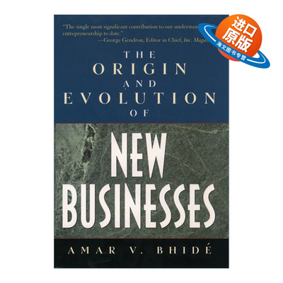 英文原版 The Origin and Evolution of New Businesses 新商业的起源和演变 英文版 进口英语原版书籍
