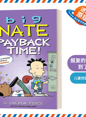 英文原版 Big Nate Payback Time 大内特系列20 报复的时候到了 全彩漫画小说版第三季3 儿童校园读故事物 英文版 进口英语原版书