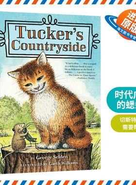 英文原版 Tucker'S Countryside 时代广场的蟋蟀2 儿童读物 Chester Cricket and His Friends 英文版 进口英语原版书籍