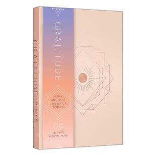 英文原版 Gratitude 感恩 昼夜反思90天日记 探索自我 英文版 进口英语原版书籍