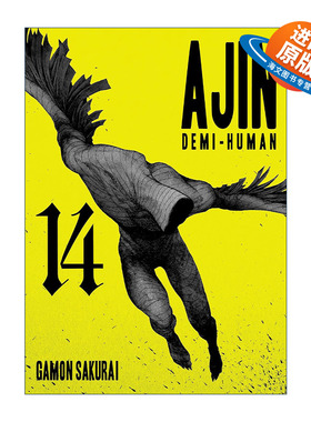 英文原版 Ajin 14 Demi-Human 亚人 卷十四 科幻漫画 樱井画门Gamon Sakurai 英文版 进口英语原版书籍