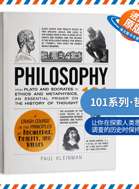 101系列 哲学 英文原版 精装 Philosophy 101 英文版原版书籍 精装进口英语书 Paul Kleinman