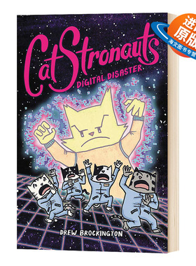 英文原版绘本 CatStronauts Digital Disaster猫猫历险记6 英文版儿童外文书