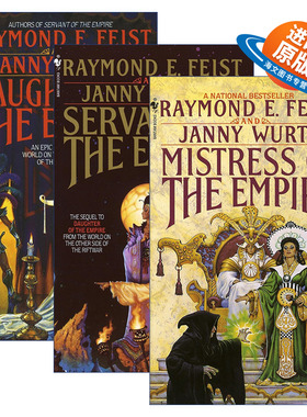 英文原版小说 Riftwar Cycle The Empire Trilogy 帝国三部曲系列3册 奇幻小说 Raymond E. Feist 英文版 进口英语原版书籍