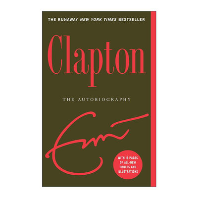 英文原版 Clapton 天堂十字路口 埃里克·克莱普顿自传 Eric Clapton 英文版 进口英语原版书籍