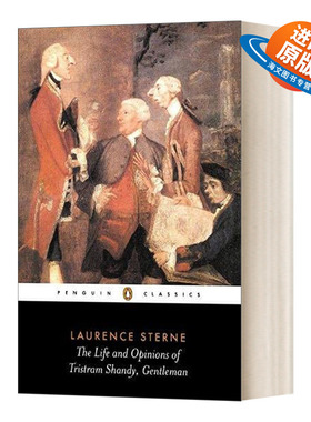 英文原版 The Life and Opinions of Tristram Shandy  Gentleman 特利斯特瑞姆 尚蒂的生平与观点 英文版 进口英语原版书籍