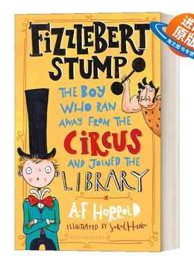 英文原版 Fizzlebert Stump 费兹伯特 斯顿普1 从马戏团跑到图书馆的男孩 青少年冒险小说 英文版 进口英语原版书籍