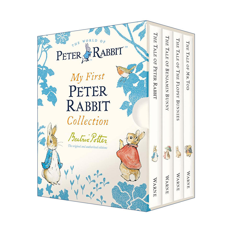 英文原版 My First Peter Rabbit Collection 彼得兔经典故事集 精装四册套装 英文版 进口英语原版书籍