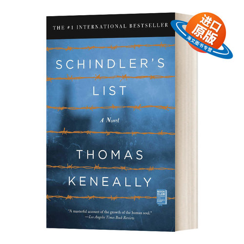 英文原版 Schindler's List 辛德勒名单 英文版 阅读故事小说 励志英文小说 进口英语原版书籍