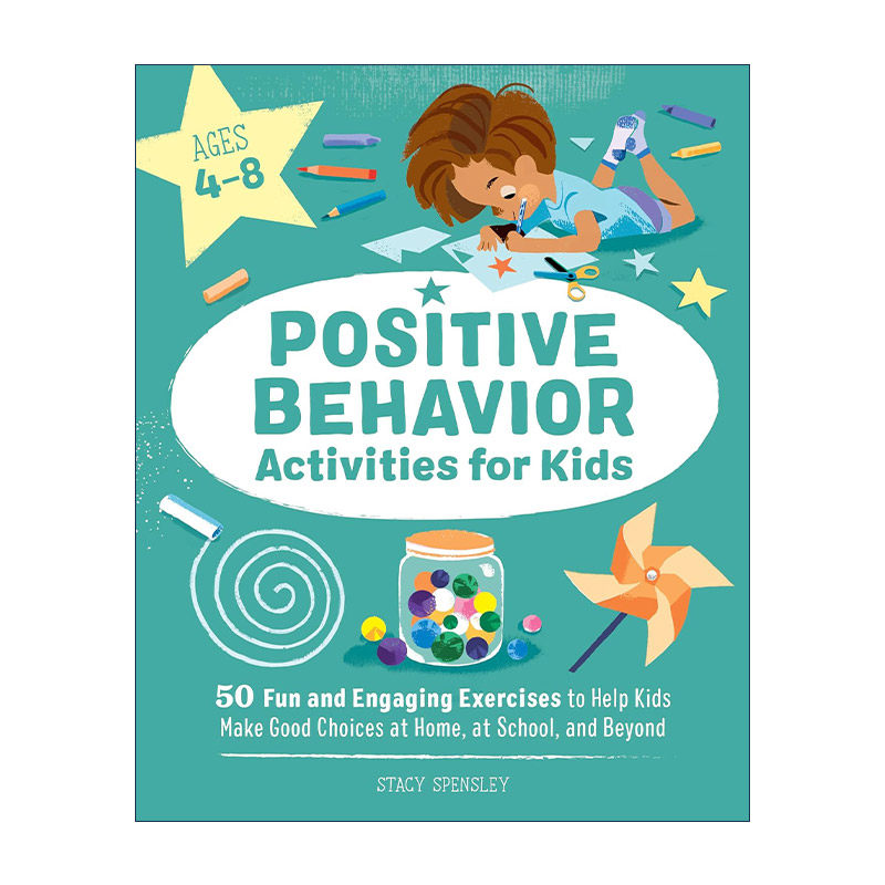 英文原版 Positive Behavior Activities for Kids 积极行为活动书 帮助儿童建立丰富情感词汇 改善自我调节能力 培养同情心
