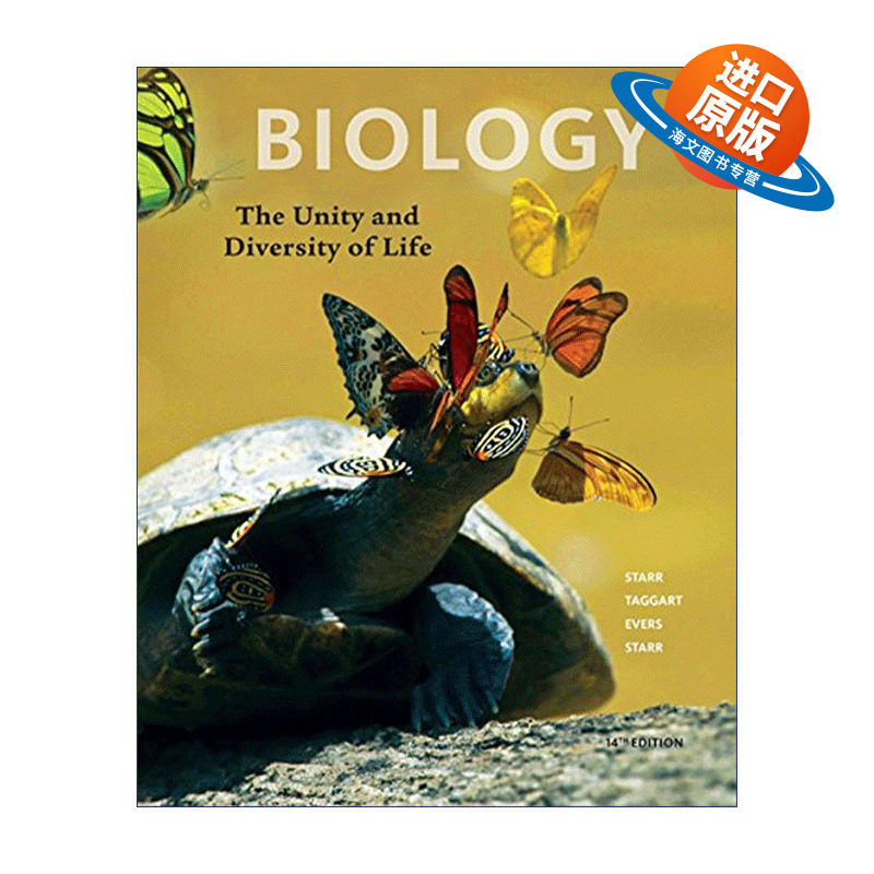 英文原版 Biology The Unity and Diversity of Life 生物 生命的统一性与多样性 精装第14版 英文版 进口英语原版书籍