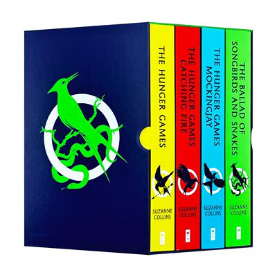 英文原版 The Hunger Games 4 Book Box Set 饥饿游戏4本盒装 英文版 进口英语原版书籍