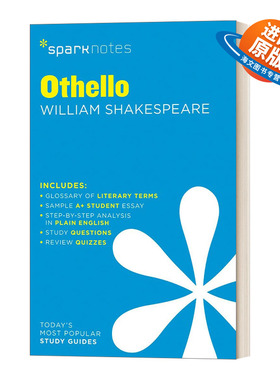 英文原版 Othello SparkNotes Literature Guide 文学导读系列 奥赛罗 英文版 进口英语原版书籍