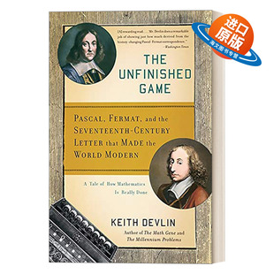 英文原版 The Unfinished Game 未完成的游戏 概率论科普 游戏设计推荐书单 英文版 进口英语原版书籍