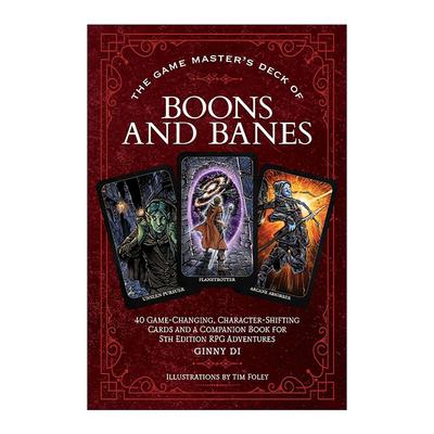 英文原版 The Game Master's Deck of Boons and Banes游戏大师 福与祸 40张改变游戏规则 改变角色的卡牌 RPG探索冒险游戏 英文版