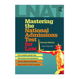 书籍 Law 英文版 for Test 英文原版 National 进口英语原版 Admissions 英国法学院统考指南 Mastering the 第2版