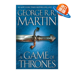 英文原版 A Game of Thrones A Song of Ice and Fire Book One 冰与火之歌1 权力的游戏 精装 George R. R. Martin 英文版