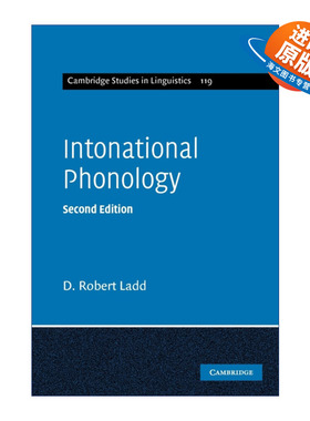 英文原版 Intonational Phonology 语调音系学 剑桥语言学研究系列 英文版 进口英语原版书籍
