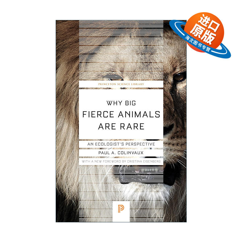 英文原版 Why Big Fierce Animals Are Rare 为什么大型凶猛动物稀有 生态学 环境保护 普林斯顿科学文库 英文版进口英语原版书籍