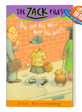 英文原版 The Zack Files 12 Now You See Me Now You Don't 札克档案系列12 儿童冒险章节桥梁书 英文版 进口英语原版书籍