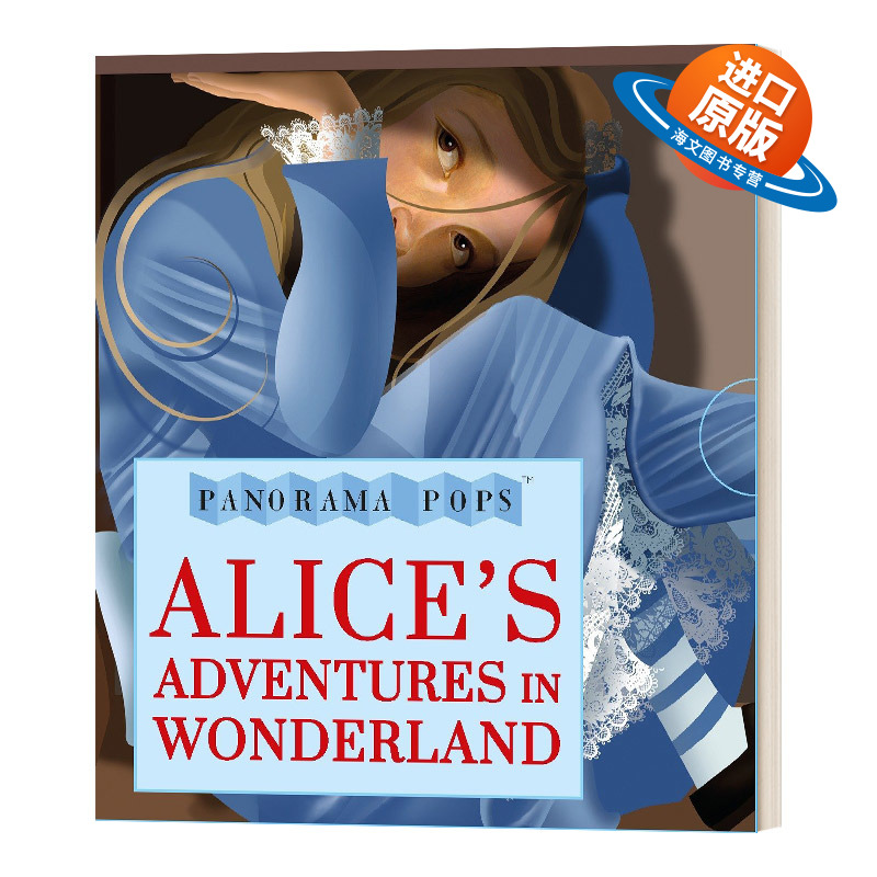 英文原版 精装 Alice's Adventures in Wonderland: Panorama Pops 爱丽丝梦游仙境 小开本全景立体书 英文版 进口英语原版书籍