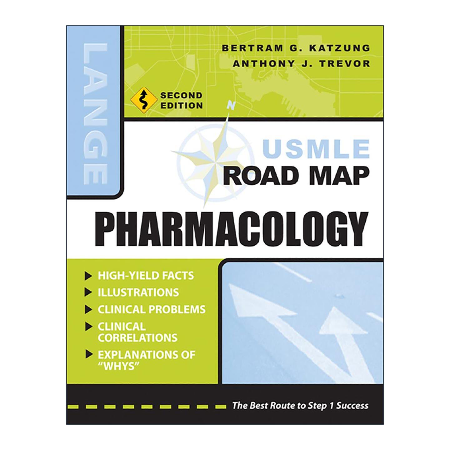 英文原版 Usmle Road Map Pharmacology 美国执业医师资格考试指南之药理学 第2版 英文版 进口英语原版书籍