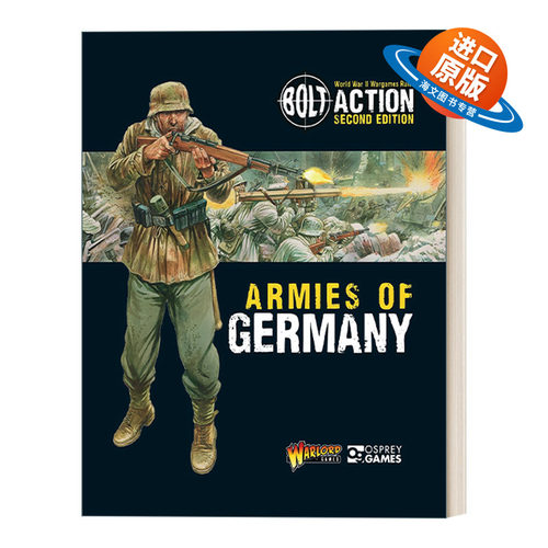 英文原版 Bolt Action: Armies of Germany 桌面战争兵棋 德国军队 英文版 进口英语原版书籍