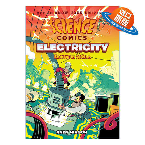英文原版 Science Comics Electricity 科学漫画 电流 英文版 进口英语原版书籍