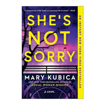 英文原版 She's Not Sorry 她不后悔 惊悚悬疑小说 玛丽·库比卡 英文版 进口英语原版书籍
