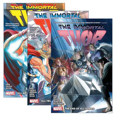 英文原版 Immortal Thor 不朽的雷神系列3册 漫威漫画 Al Ewing 英文版 进口英语原版书籍