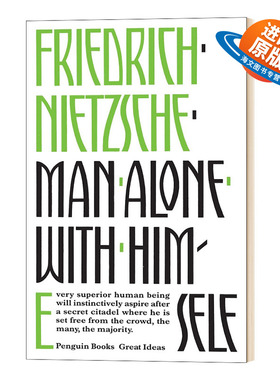 与孤独为伍 英文原版 Man Alone with Himself 尼采 企鹅伟大的思想系列文学视野 英文版 进口英语书籍