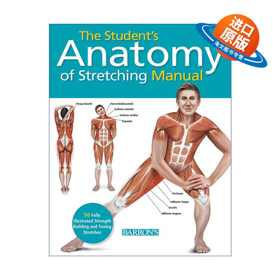 英文原版 Student's Anatomy of Stretching Manual 巴朗学生解剖拉伸手册 英文版 进口英语原版书籍