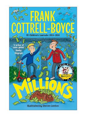 英文原版 Millions 百万 儿童幽默故事 Frank Cottrell-Boyce 卡内基奖 英文版 进口英语原版书籍