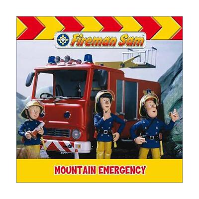 英文原版 Fireman Sam Mountain Emergency 消防员山姆绘本 山地紧急情况 纸板书 英国儿童动画片 英文版 进口英语原版书籍