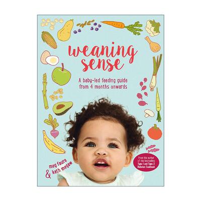 英文原版 Weaning Sense 母婴无压力断奶指南 婴儿辅食食谱 英文版 进口英语原版书籍
