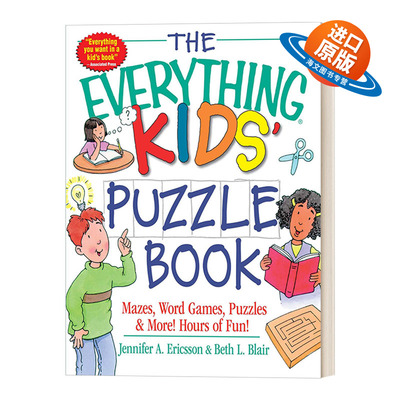 英文原版 The Everything Kids' Puzzle Book 孩子的百宝箱 益智谜题书 英文版 进口英语原版书籍