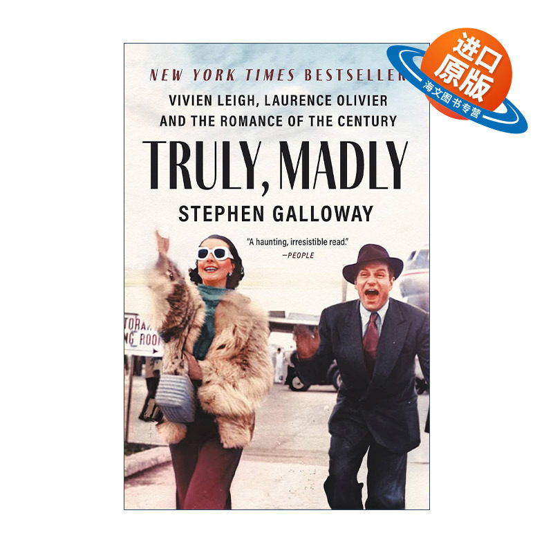 英文原版 Truly Madly 费雯丽与劳伦斯奥利弗的世纪爱情传记 英文版 进口英语原版书籍