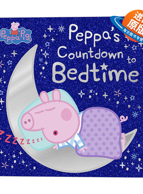 英文原版 Peppa Pig Peppa’s Countdown to Bedtime 小猪佩奇的睡前倒计时 英文版 进口英语原版书籍