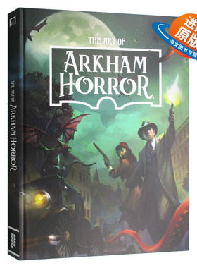 英文原版 精装 The Art of Arkham Horror Asmodee 诡镇奇谈 游戏艺术设定集 英文版