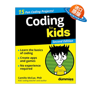 英文原版 Coding for Kids for Dummies 儿童编码 第2版 达人迷 入门参考书系列 英文版 进口英语原版书籍