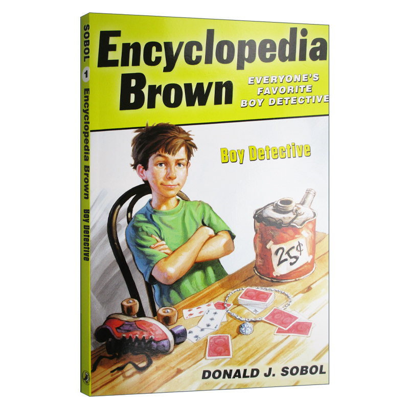 encyclopedia brown, boy detective 英文原版 百科全书布朗:男孩侦探