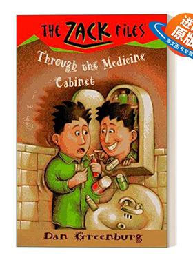 英文原版 The Zack Files02 Through the Medicine Cabinet 札克档案系列02 儿童冒险章节桥梁书 Dan Greenburg 英文版 进口英语书