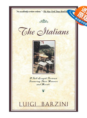 英文原版 Italians 意大利人 路易吉 巴尔齐尼 英文版 进口英语原版书籍