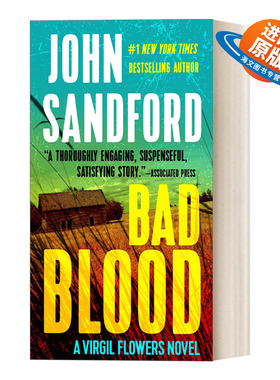 英文原版 Bad Blood Virgil Flowers 04 维吉尔·弗劳斯系列04：坏血 惊悚悬疑犯罪小说 John Sandford 英文版 进口英语原版书籍